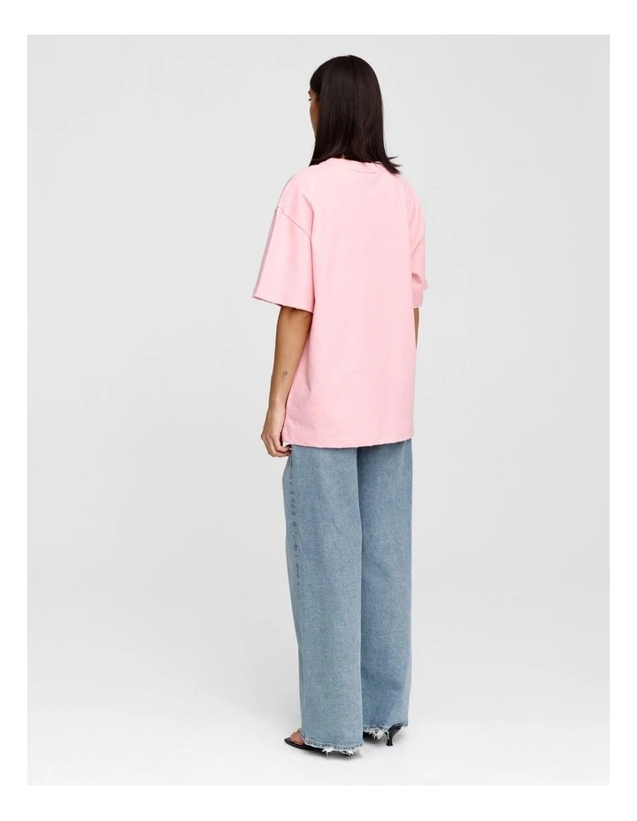 Lover Tee in Pink image 2