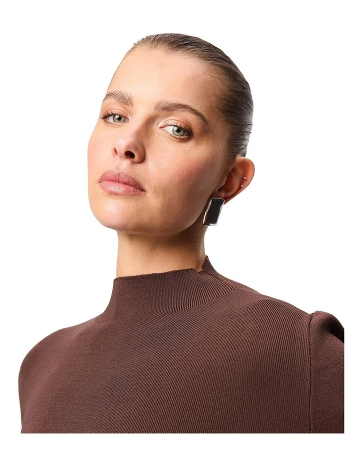Windsor Knit Top in Brown image 5