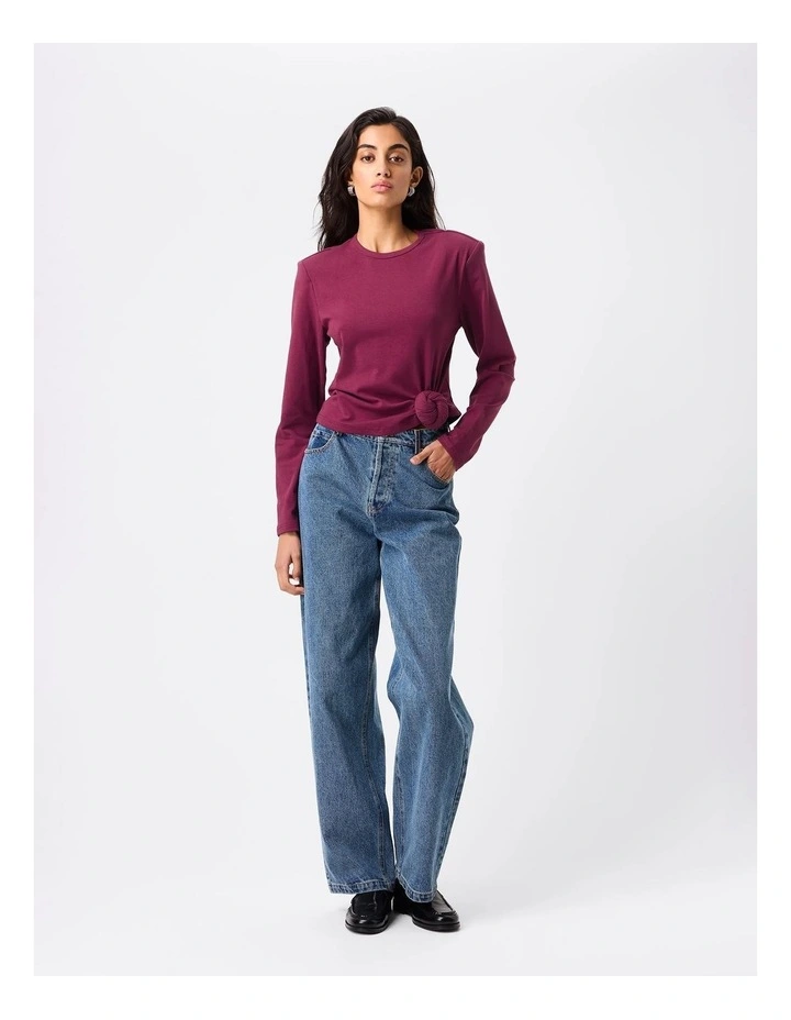 Tied & True Long Sleeve Top image 5