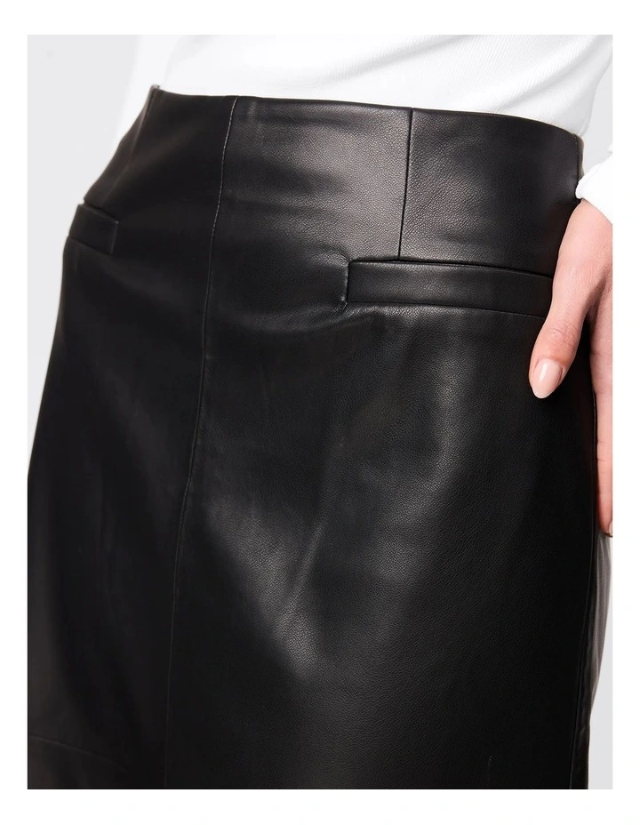 Fairfax Midi Skirt in Black image 4
