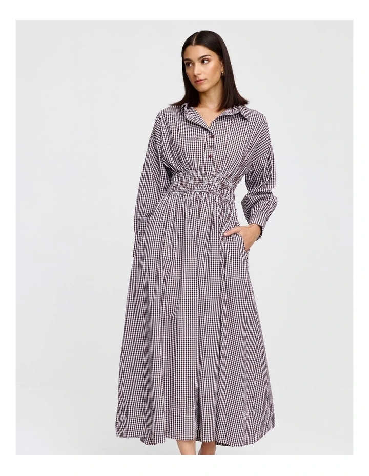 Emma Shirt Dress in Multi image 3