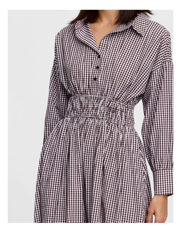 Emma Shirt Dress in Multi image 4