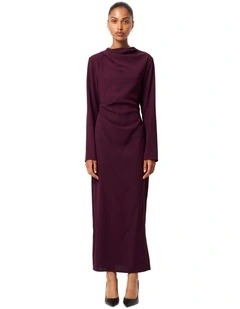 Sense Of You Maxi Dress in Burgundy