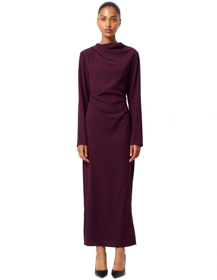 Sense Of You Maxi Dress in Burgundy image 1