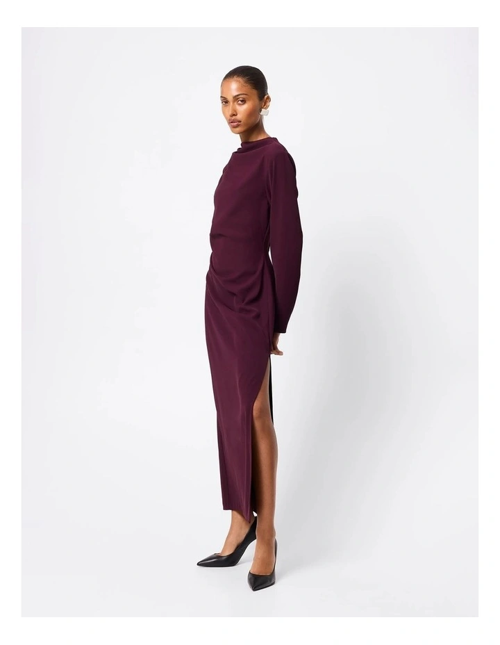 Sense Of You Maxi Dress in Burgundy image 3