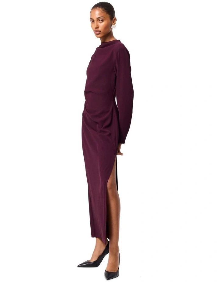 Sense Of You Maxi Dress in Burgundy image 3