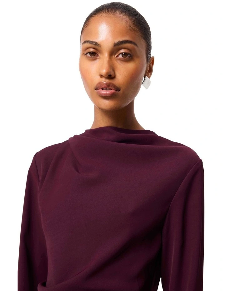 Sense Of You Maxi Dress in Burgundy image 5