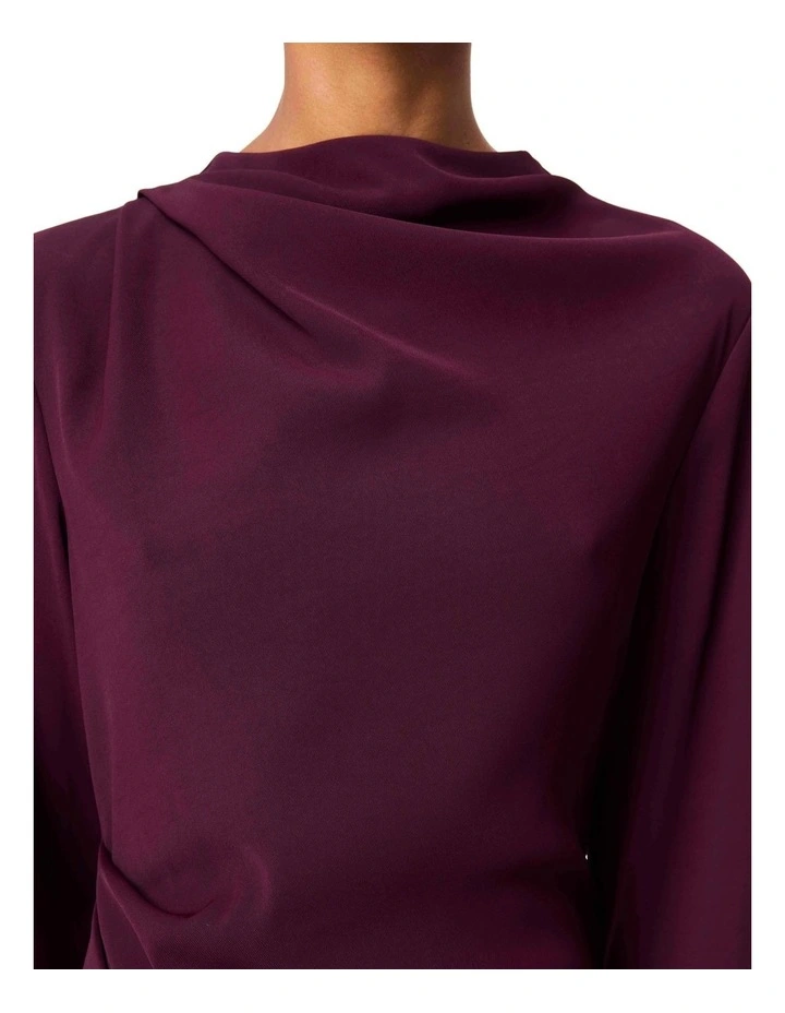 Sense Of You Maxi Dress in Burgundy image 6