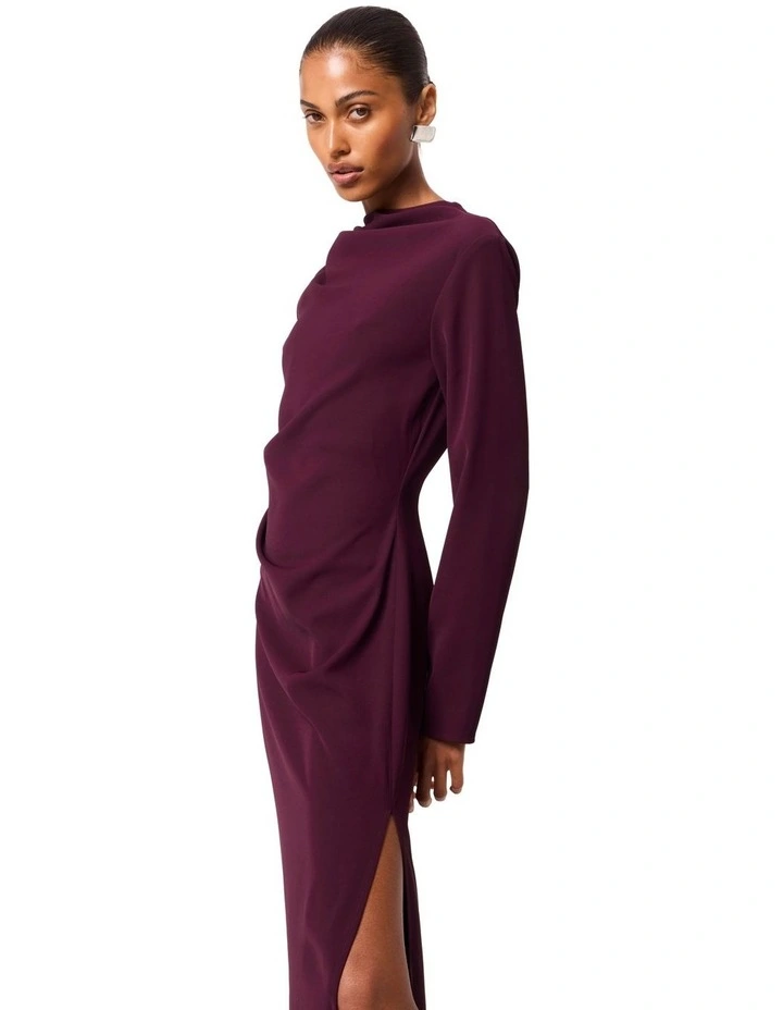 Sense Of You Maxi Dress in Burgundy image 7