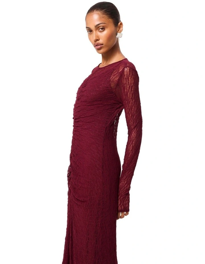 Close To You Maxi Dress in Burgundy image 6