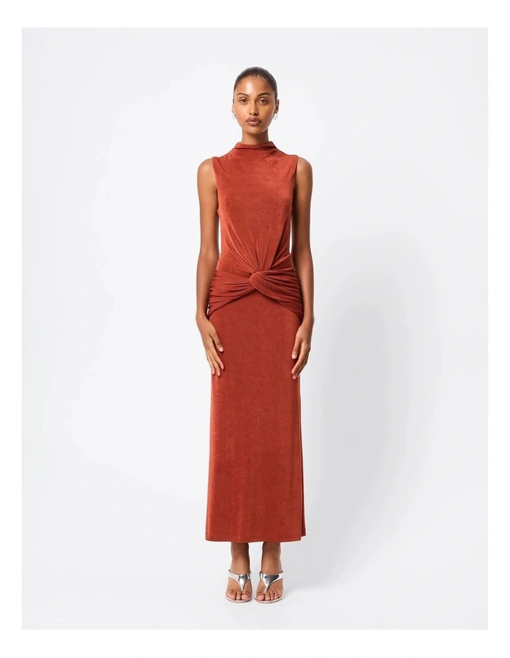 Severance Maxi Dress in Orange image 1