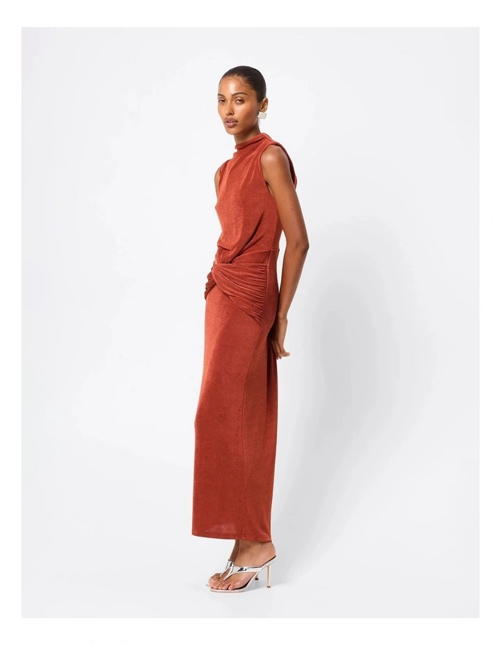 Severance Maxi Dress in Orange image 2