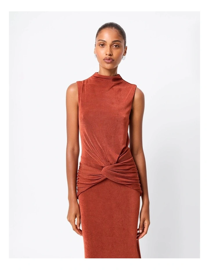 Severance Maxi Dress in Orange image 5