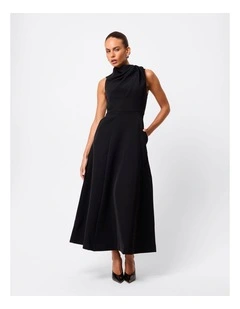 Cosmic Maxi Dress in Black