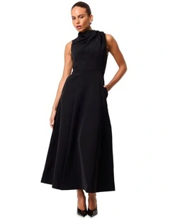 Cosmic Maxi Dress in Black