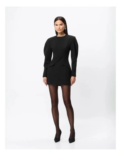 Momento Mini Dress in Black
