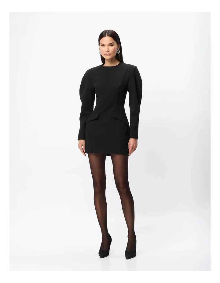Momento Mini Dress in Black image 1