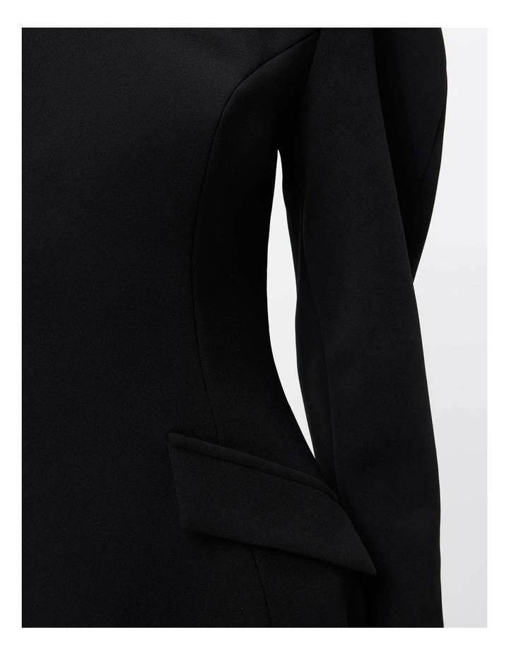 Momento Mini Dress in Black image 4