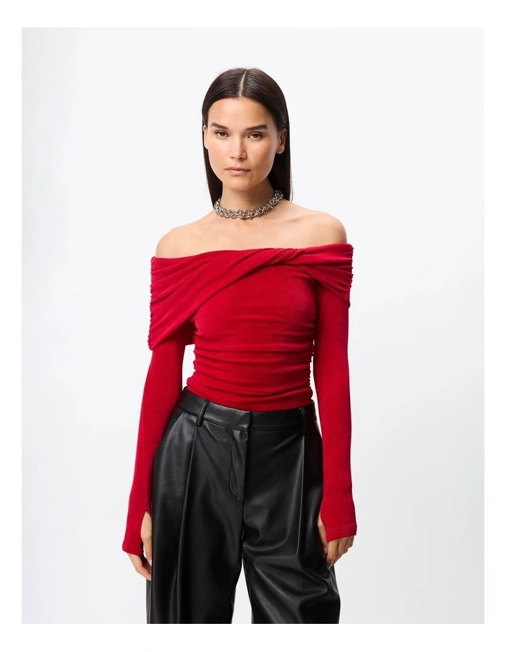 Olympia Top in Red image 1
