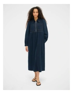 Gabriella Denim Midi Dress