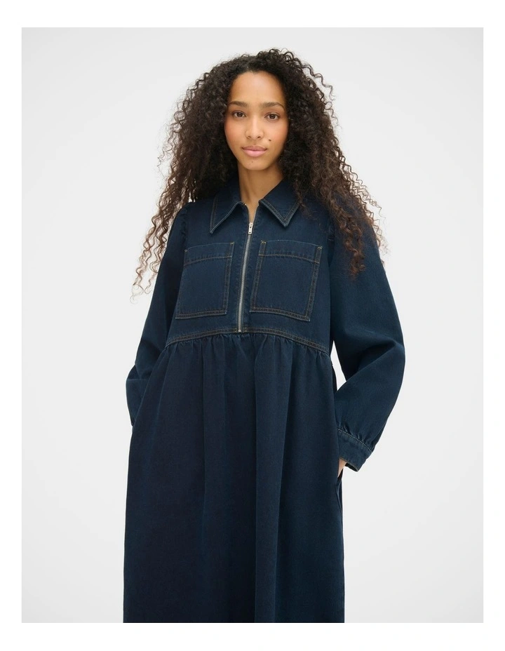 Gabriella Denim Midi Dress image 4