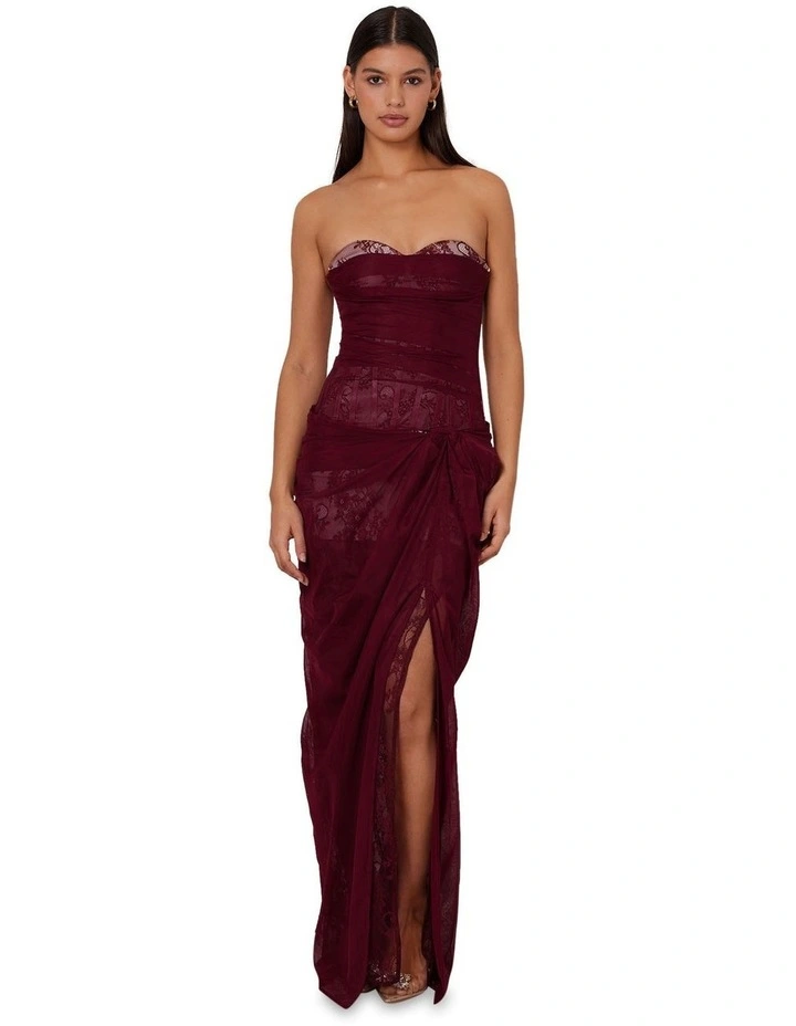 Reigan Dress in Red image 1