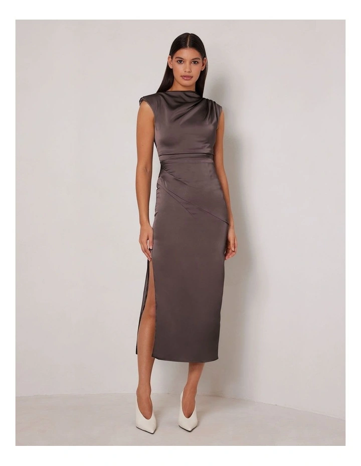 Amber Dress in Brown image 1