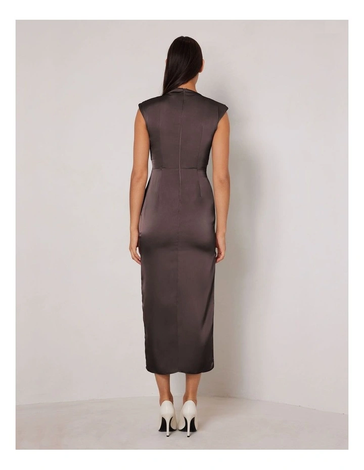 Amber Dress in Brown image 2