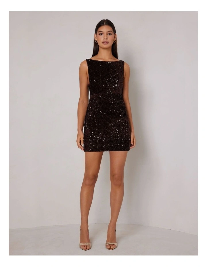 Ryder Dress in Brown image 1