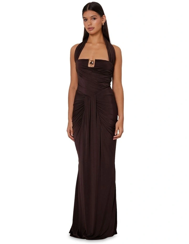 Heidi Gown in Brown image 1