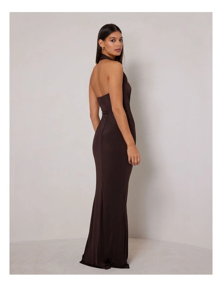 Heidi Gown in Brown image 2