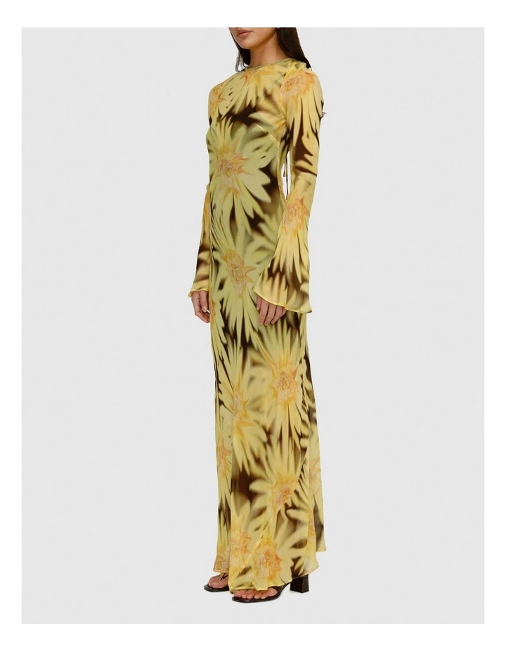 Lottie Maxi Dress in Yellow image 3