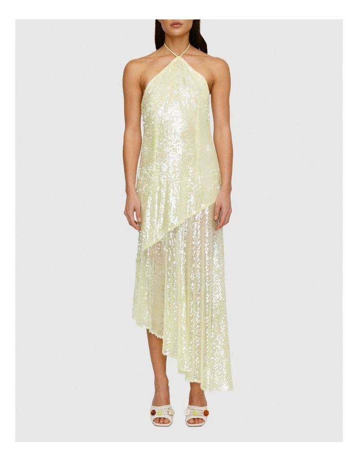 Mina Maxi Dress in Yellow image 1