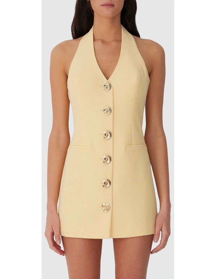 Irida Vest Dress in Orange image 1