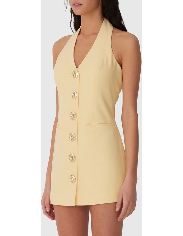 Irida Vest Dress in Orange image 4