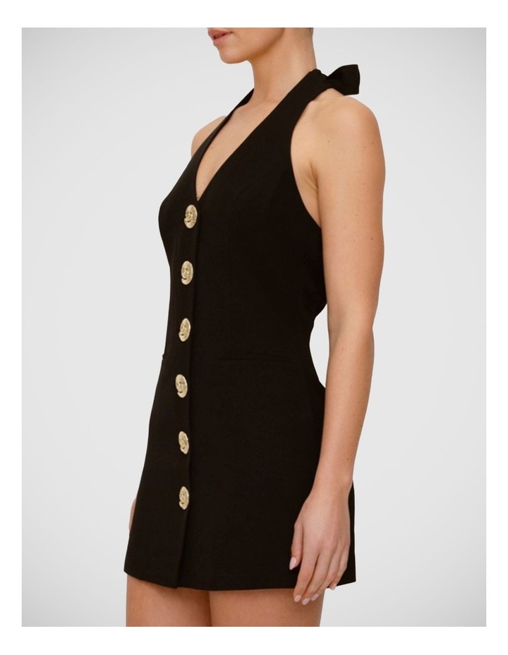 Irida Vest Dress in Black image 3