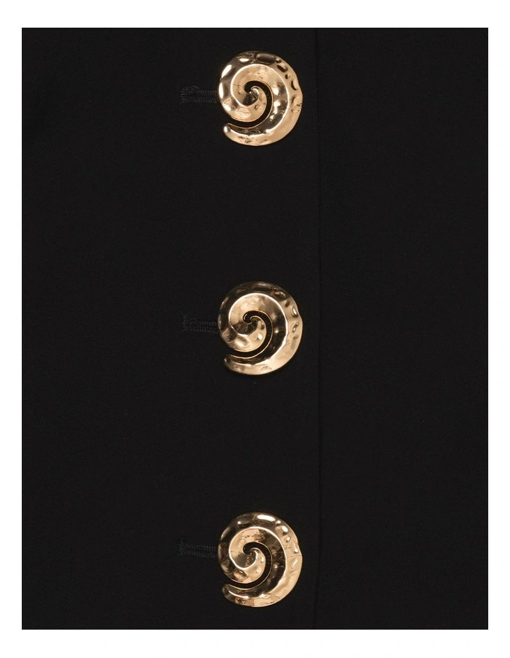 Irida Vest Dress in Black image 4