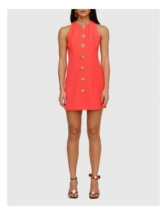 Pinsa Mini Dress in Red