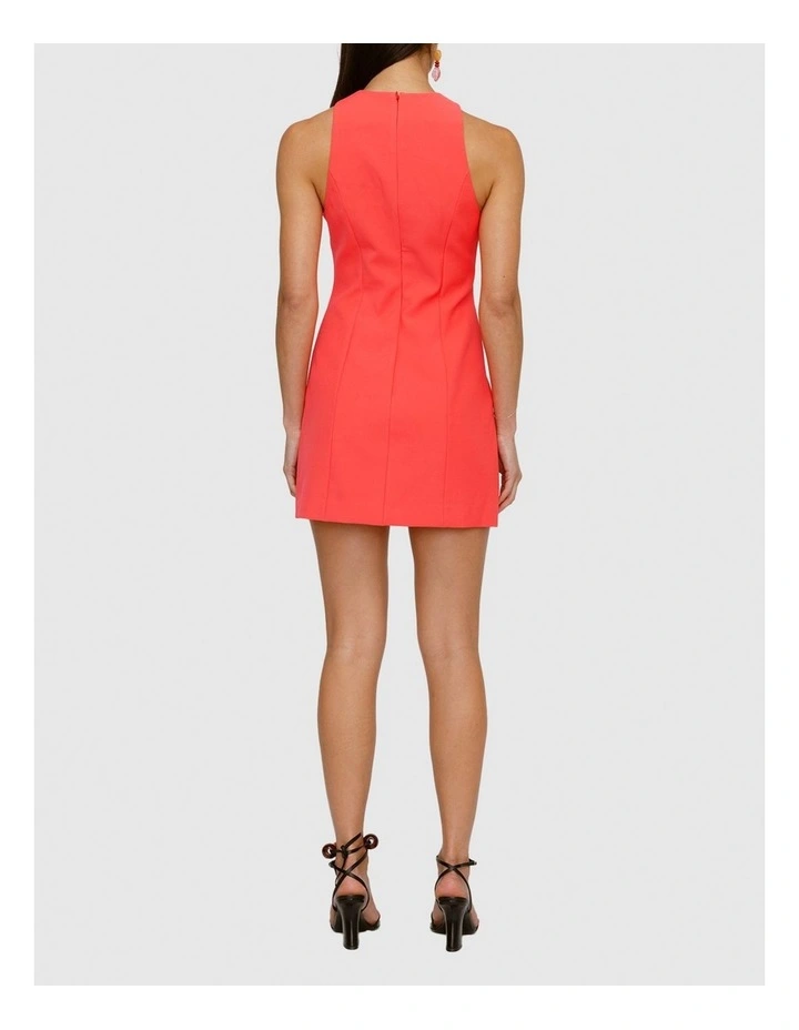 Pinsa Mini Dress in Red image 2