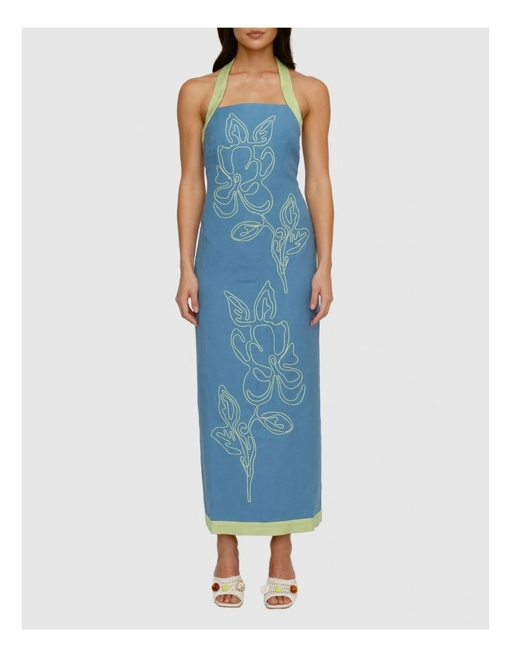 Mirabelle Maxi Dress in Blue image 1