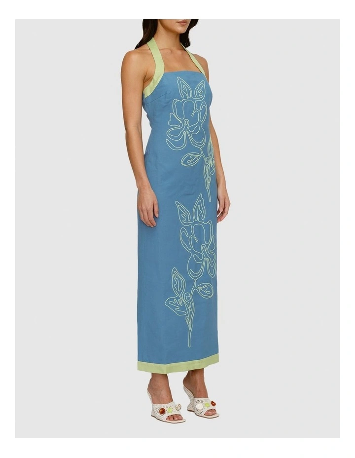 Mirabelle Maxi Dress in Blue image 4