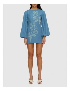 Mirabelle Mini Dress in Blue