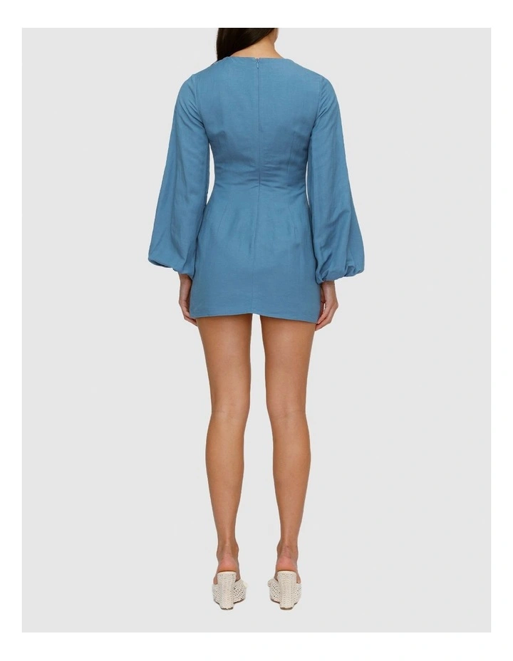 Mirabelle Mini Dress in Blue image 2
