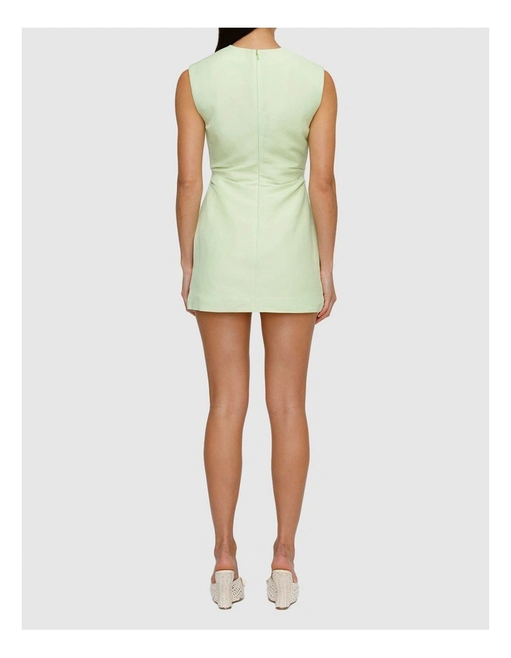 Parco Mini Dress in Green image 2