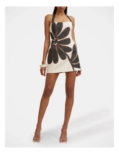 Gerbera Mini Dress in White