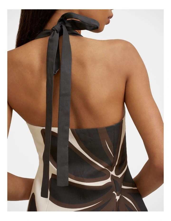 Gerbera Mini Dress in White image 5