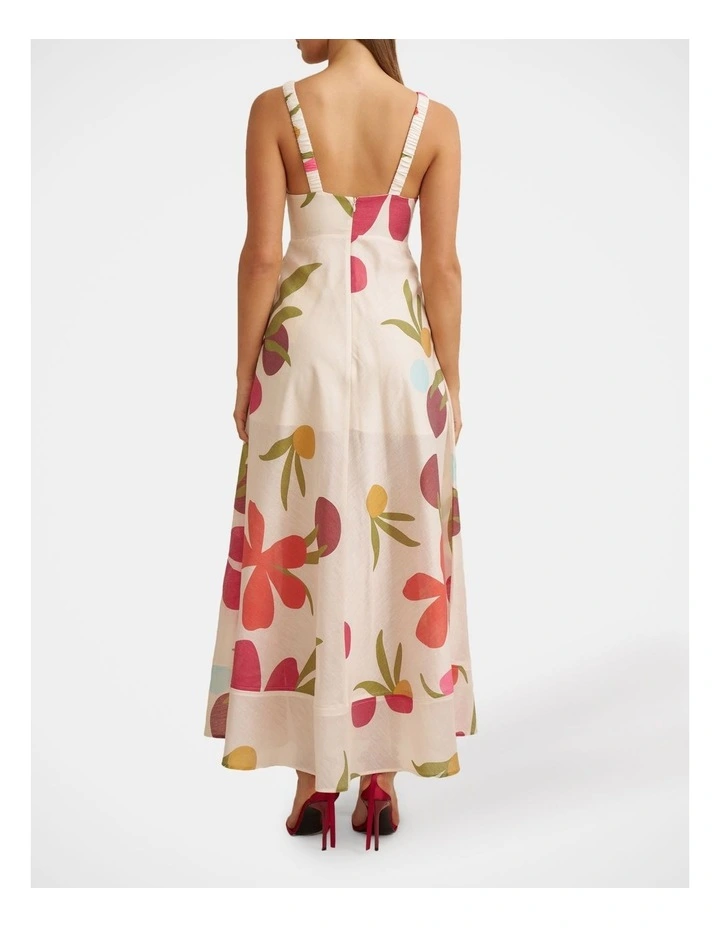 Tropicana Maxi Dress in Cream image 2