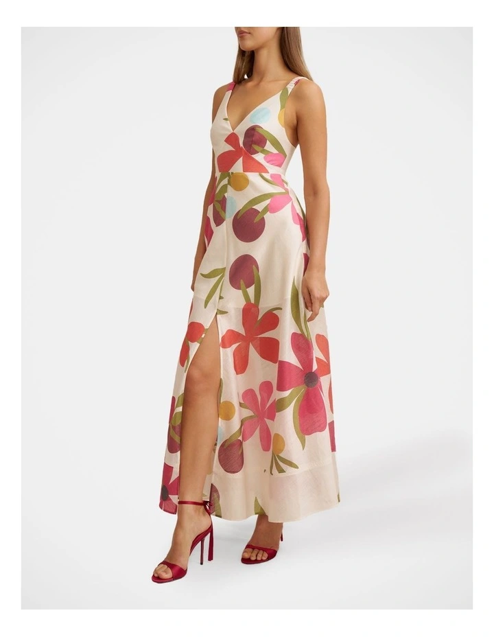 Tropicana Maxi Dress in Cream image 3