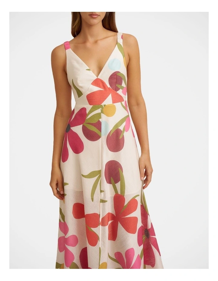 Tropicana Maxi Dress in Cream image 4