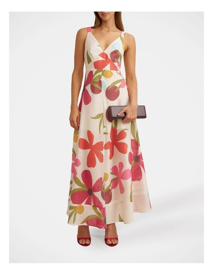 Tropicana Maxi Dress in Cream image 6